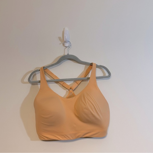 Athleta Other - Athleta Advance Bra Sports Bra Size 40DD NO WIRE Peach Crossback